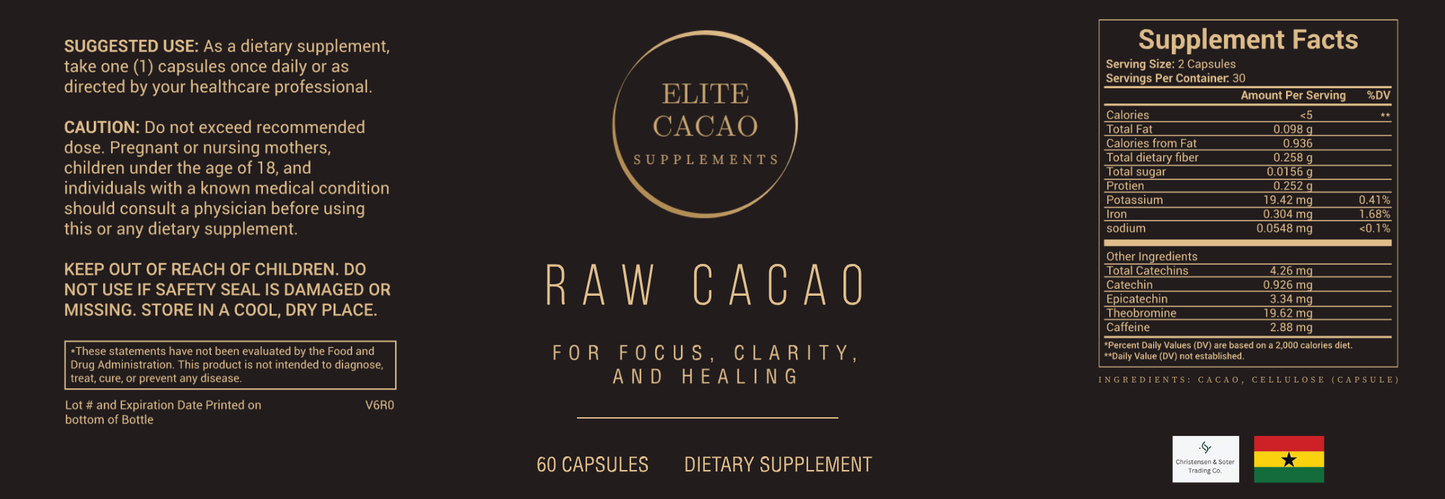 Raw Cacao Capsules